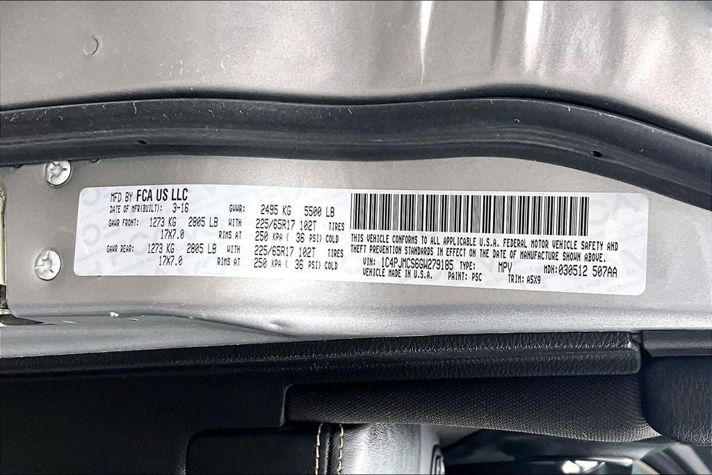 2016 Jeep Cherokee Latitude