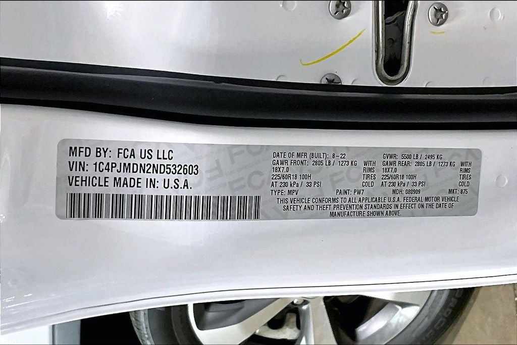 2022 Jeep Cherokee Limited 4x4