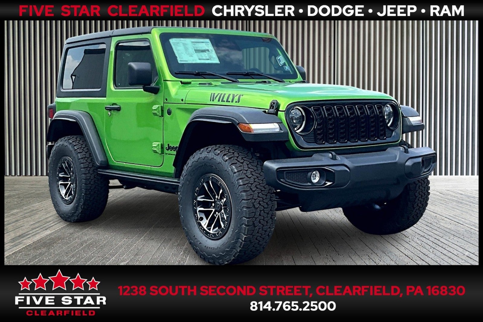 2025 Jeep Wrangler WRANGLER 2-DOOR WILLYS