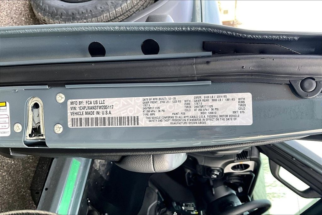 2026 Jeep Wrangler WRANGLER 2-DOOR SPORT