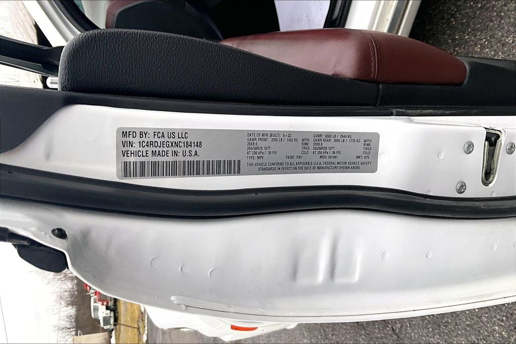 2022 Dodge Durango Citadel