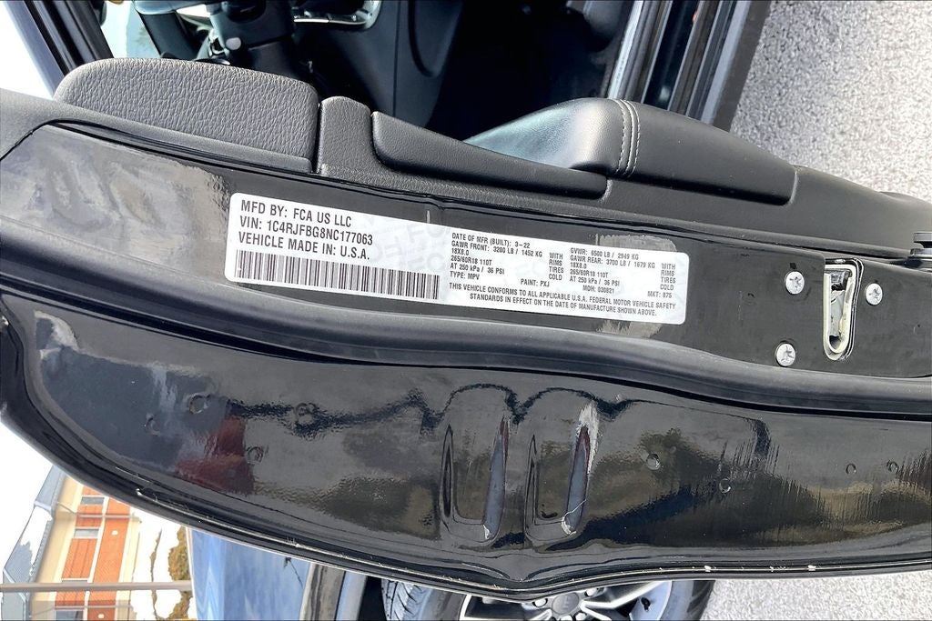 2022 Jeep Grand Cherokee WK Limited 4x4