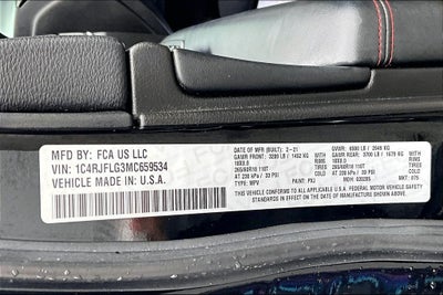 2021 Jeep Grand Cherokee Trailhawk 4x4