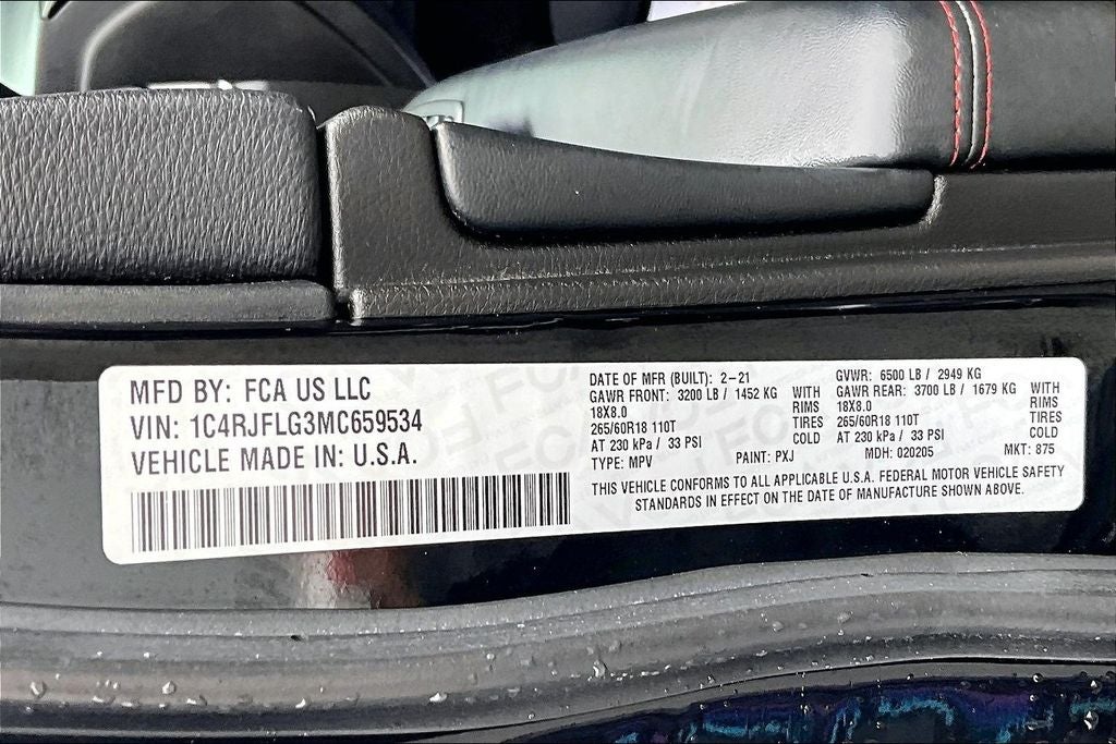 2021 Jeep Grand Cherokee Trailhawk 4x4