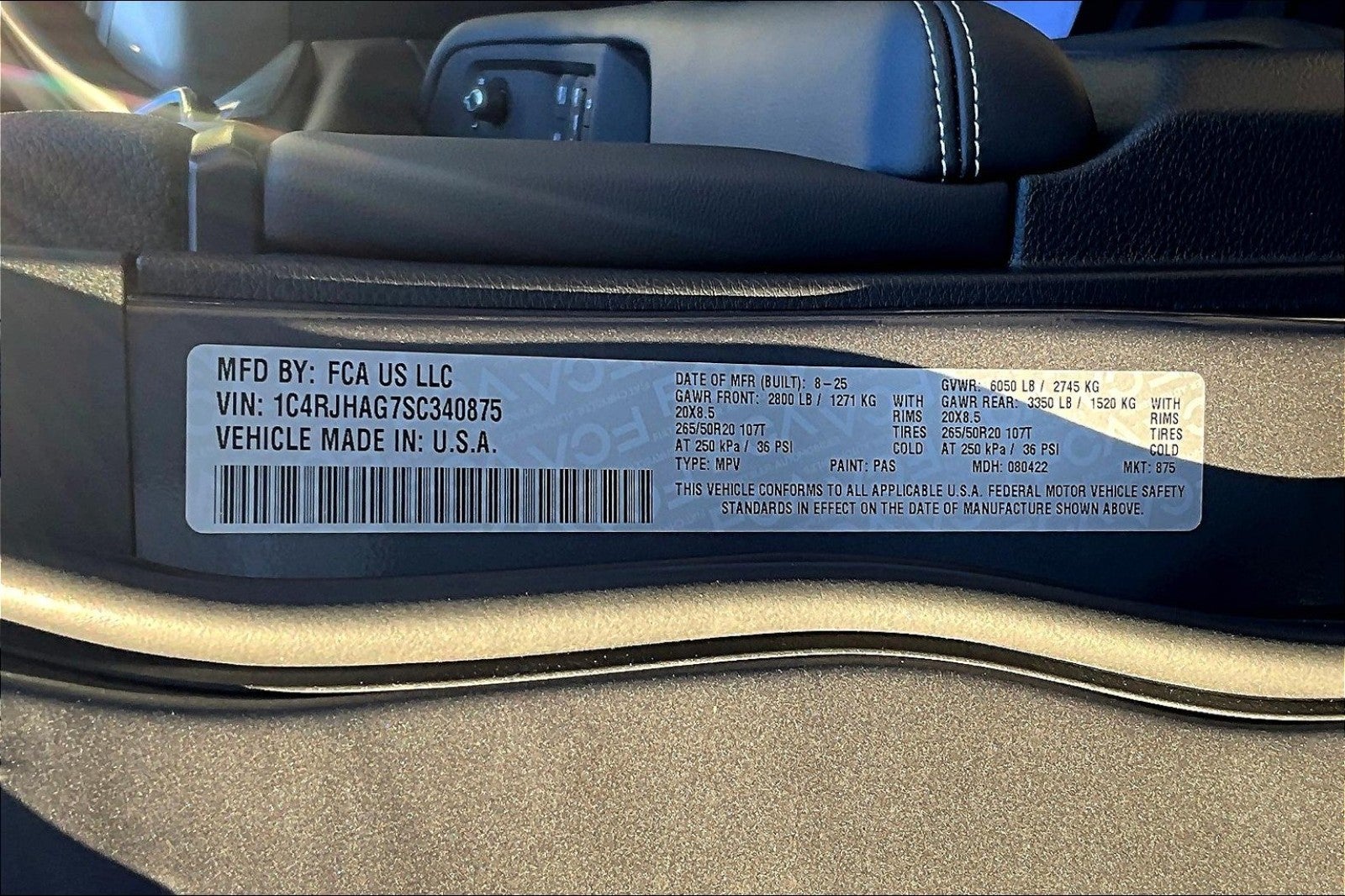 2025 Jeep Grand Cherokee GRAND CHEROKEE ALTITUDE X 4X4