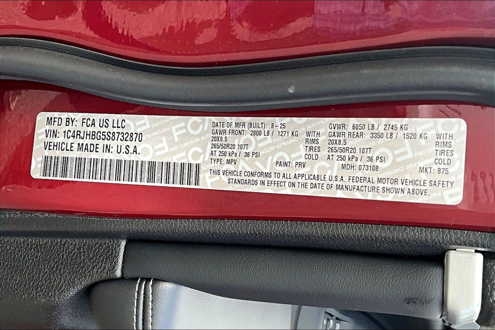 2025 Jeep Grand Cherokee GRAND CHEROKEE LIMITED 4X4