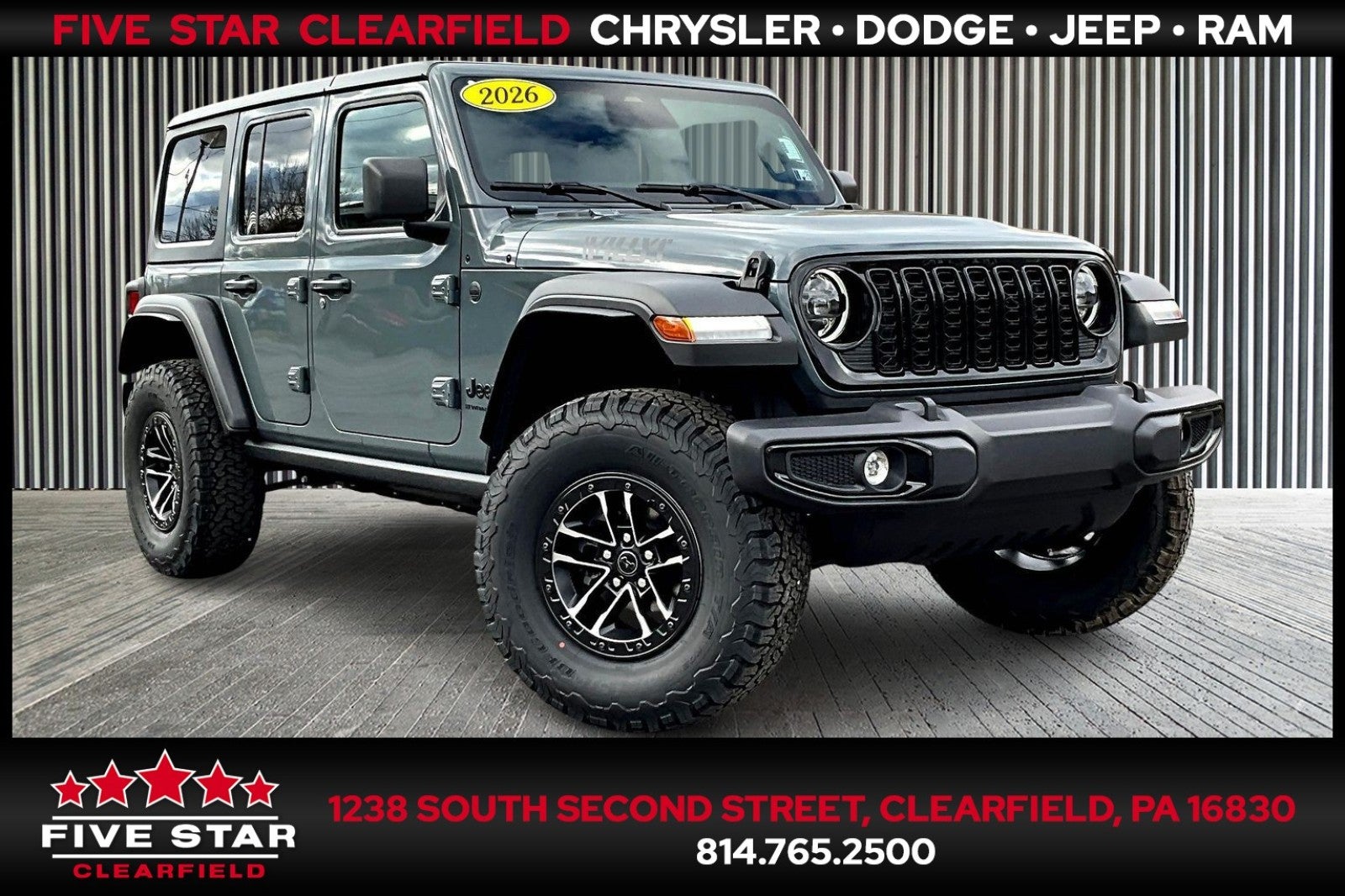 2026 Jeep Wrangler WRANGLER 4-DOOR WILLYS