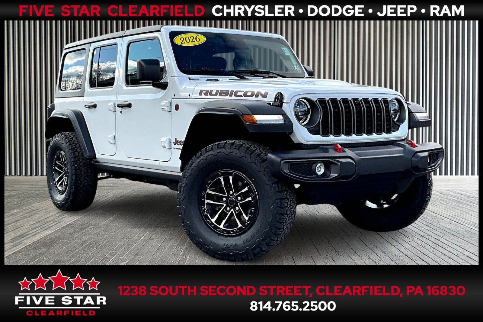 2026 Jeep Wrangler WRANGLER 4-DOOR RUBICON