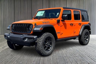 2025 Jeep Wrangler 4xe WRANGLER 4-DOOR WILLYS 4xe