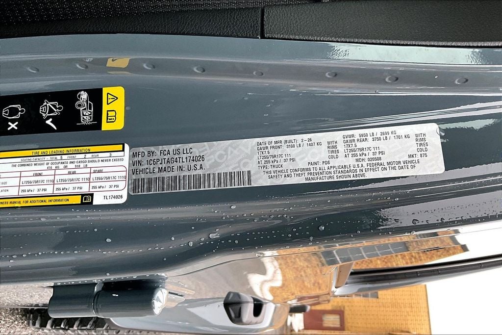 2026 Jeep Gladiator GLADIATOR WILLYS 4X4