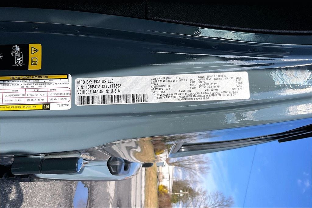 2026 Jeep Gladiator GLADIATOR WILLYS 4X4