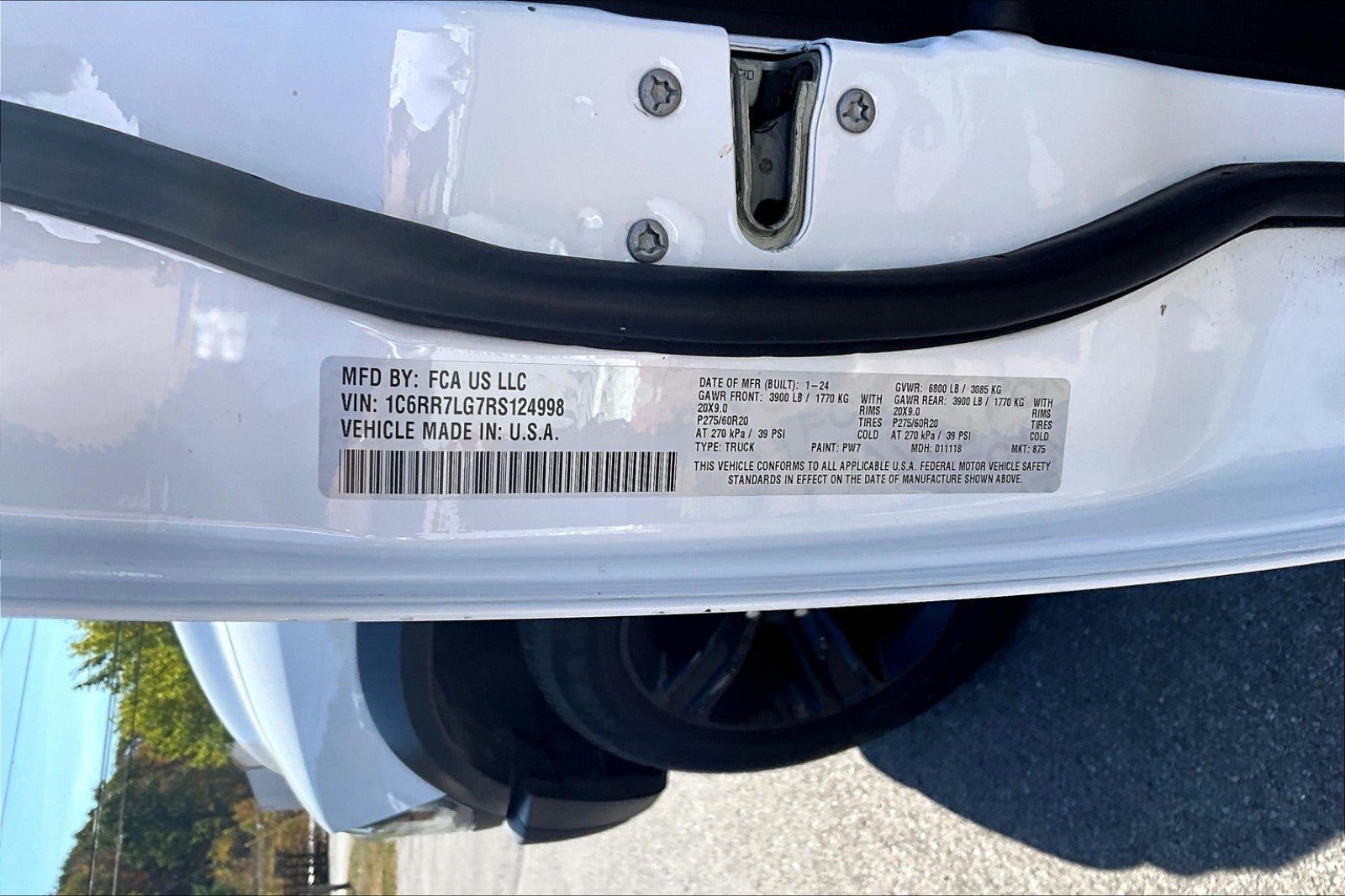 2024 RAM 1500 Classic Warlock Crew Cab 4x4 5'7' Box