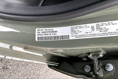 2026 RAM Ram 1500 RAM 1500 BIG HORN CREW CAB 4X4 5'7' BOX