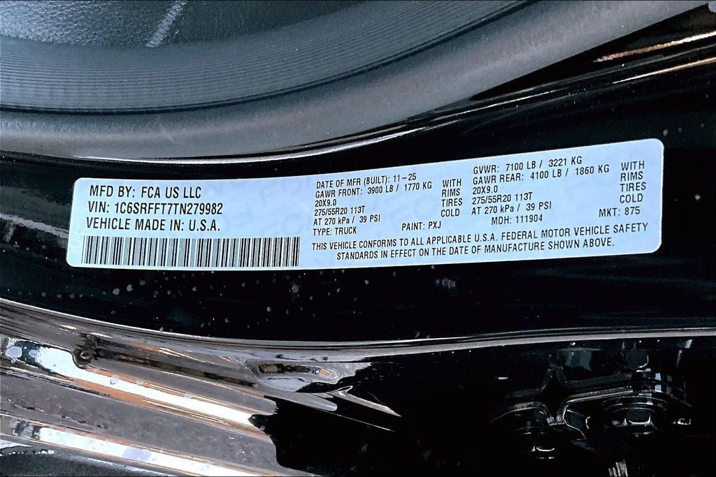 2026 RAM Ram 1500 RAM 1500 BIG HORN CREW CAB 4X4 5'7' BOX