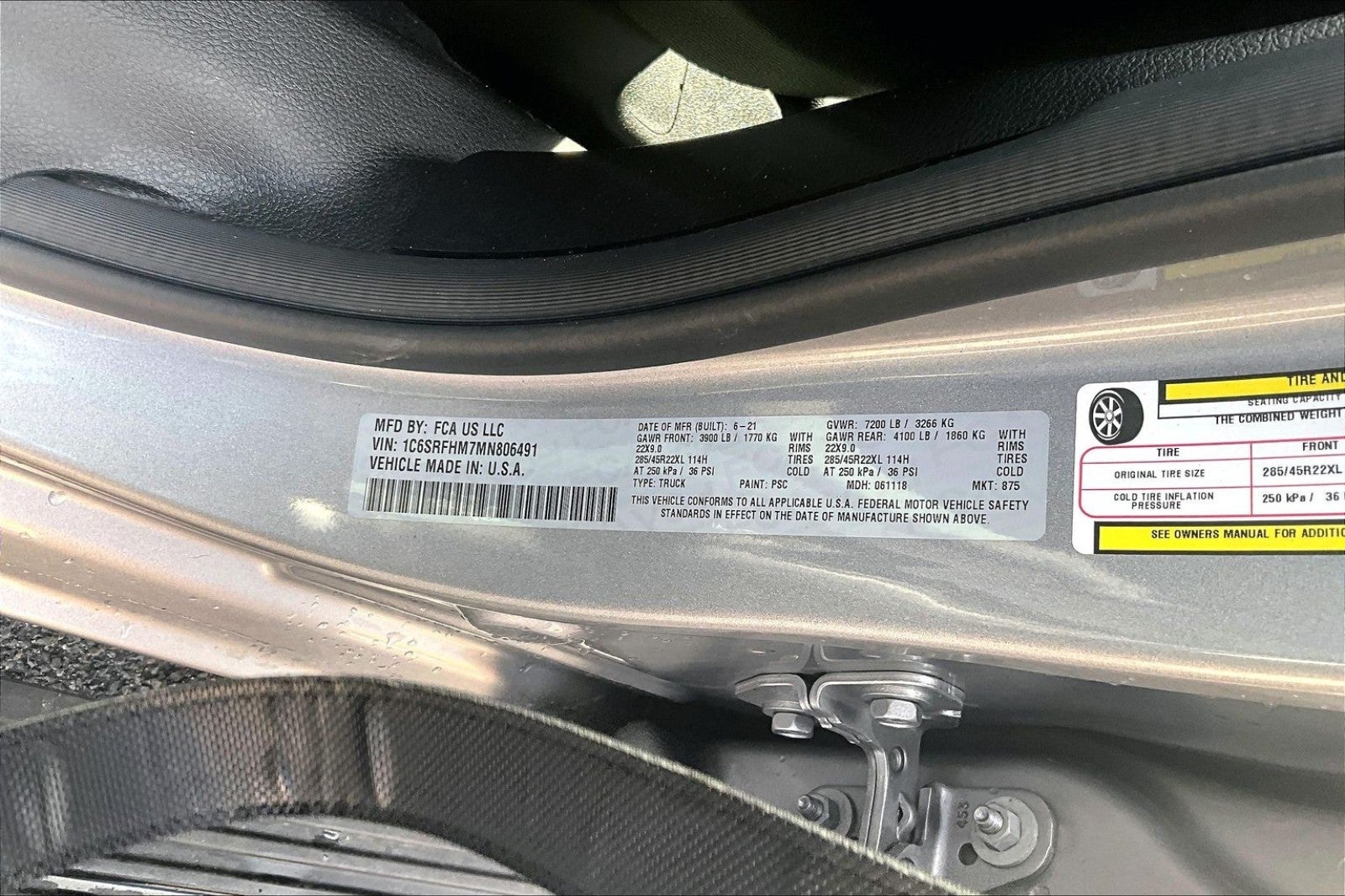 2021 RAM 1500 Limited Crew Cab 4x4 5'7' Box