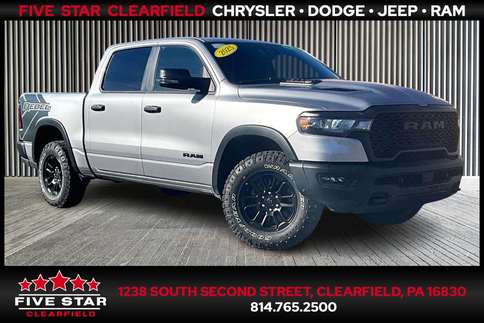 2025 RAM 1500 Rebel Crew Cab 4x4 5'7' Box