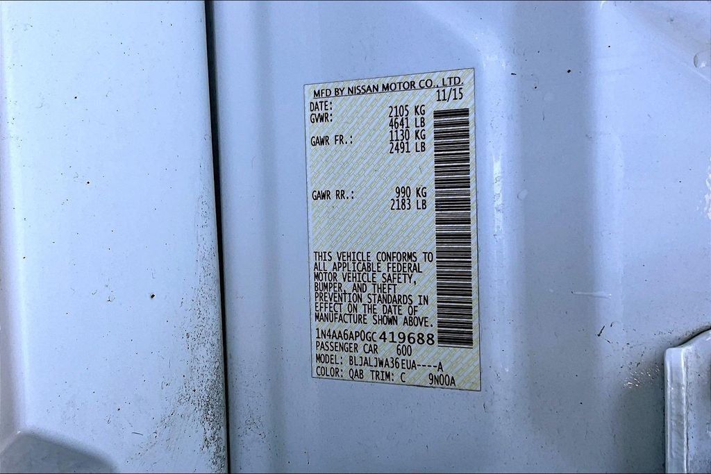 2016 Nissan Maxima 3.5 SV