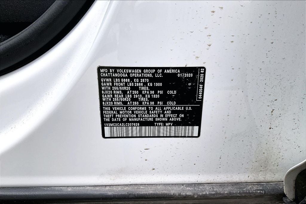 2020 Volkswagen Atlas Cross Sport 2.0T SEL