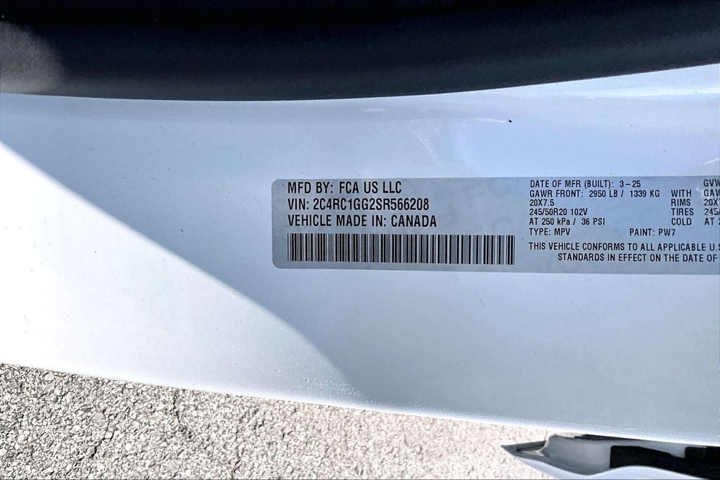 2025 Chrysler Pacifica Limited