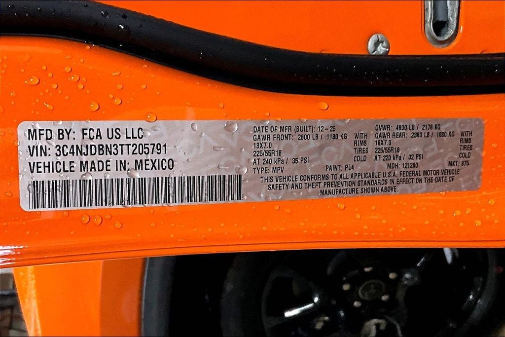 2026 Jeep Compass COMPASS LATITUDE ALTITUDE 4X4