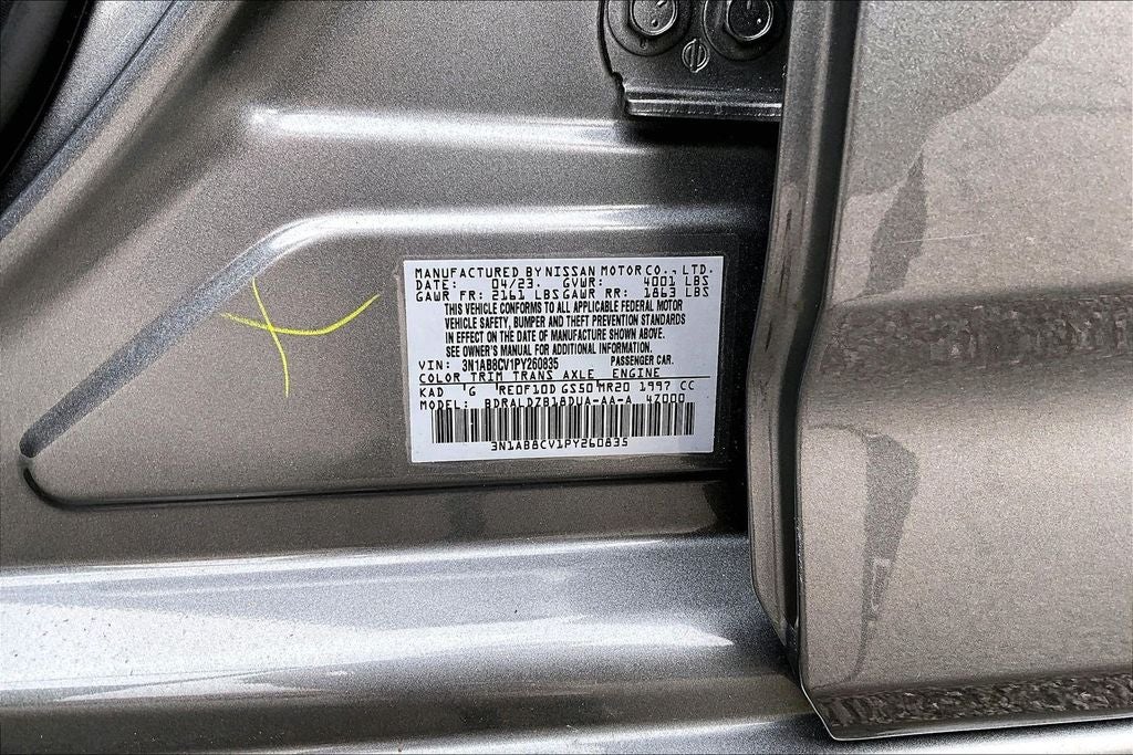 2023 Nissan Sentra SV Xtronic CVT