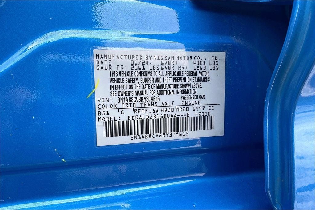 2024 Nissan Sentra SV Xtronic CVT