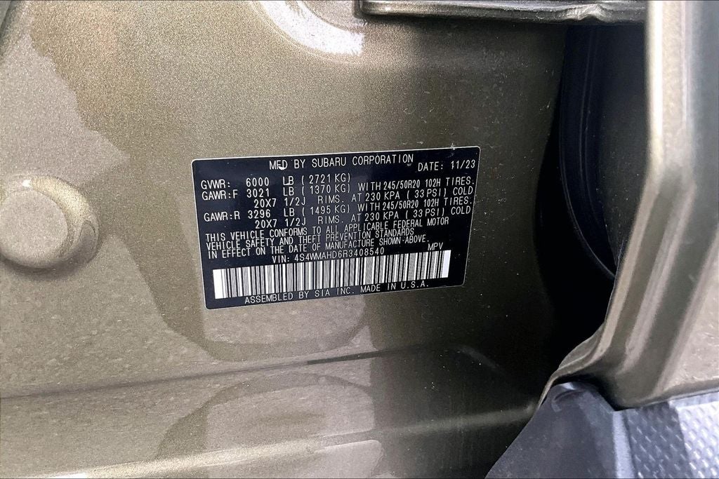 2024 Subaru Ascent Onyx Edition 7-Passenger