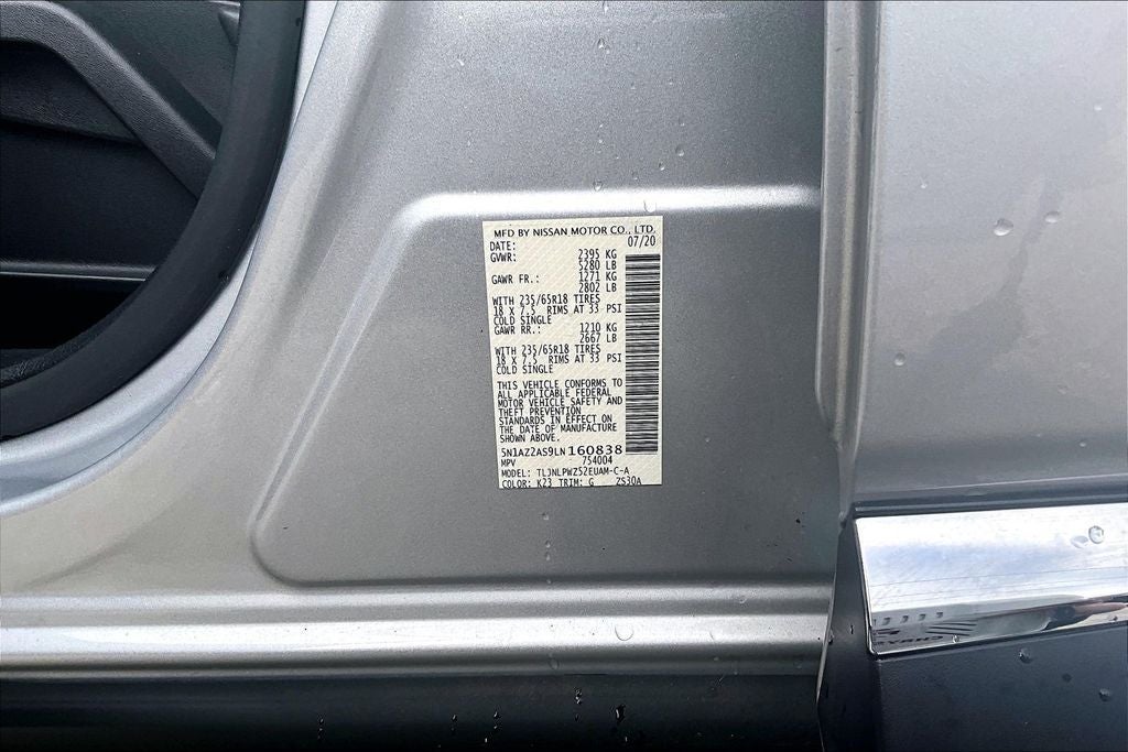 2020 Nissan Murano S Intelligent AWD