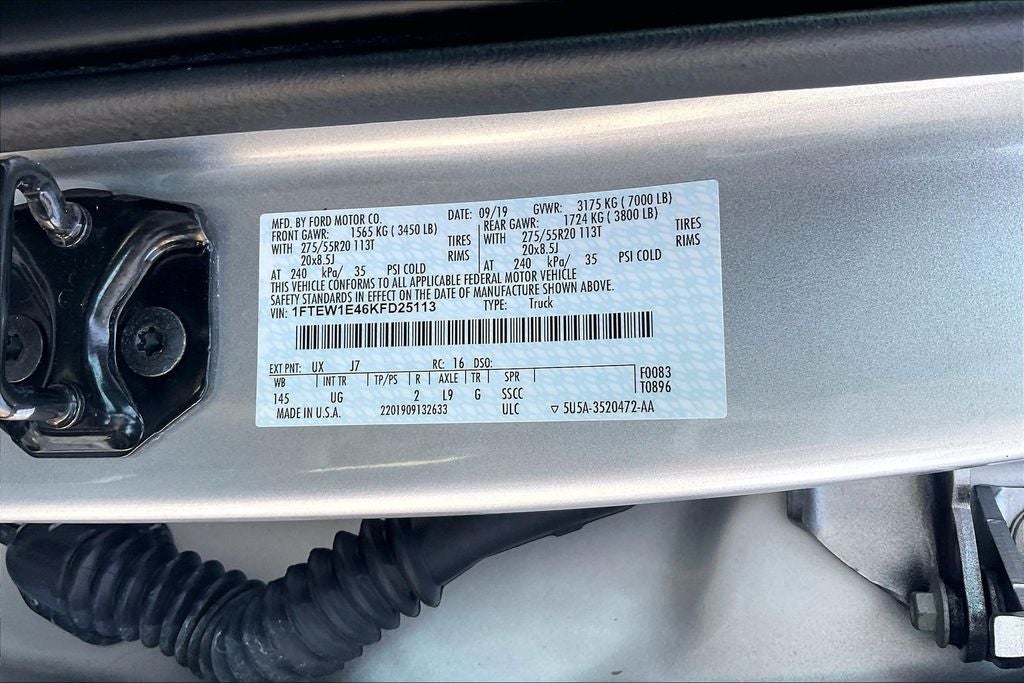 2019 Ford F-150 XLT FX4