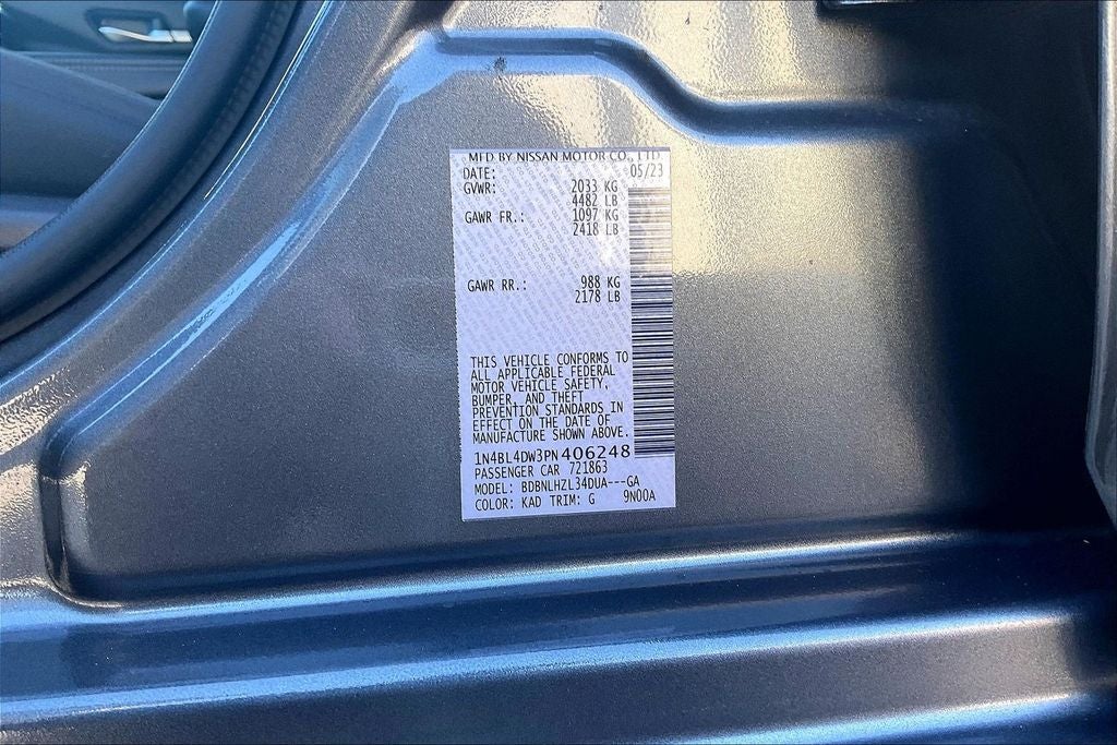 2023 Nissan Altima 2.5 SV AWD