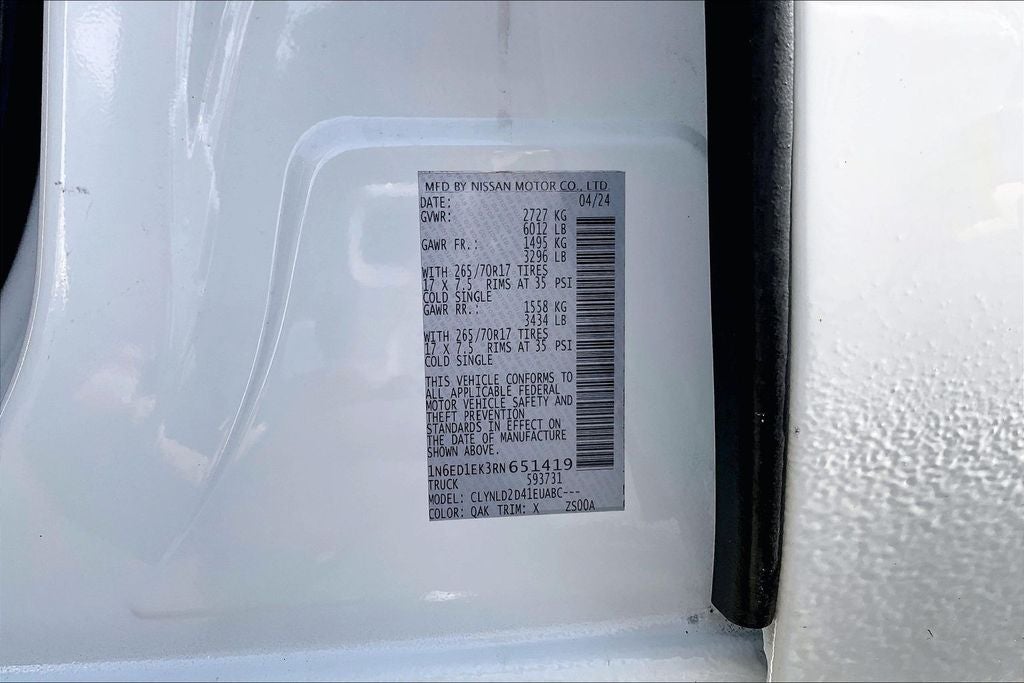 2024 Nissan Frontier PRO-4X