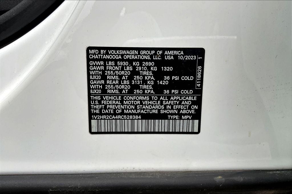 2024 Volkswagen Atlas 2.0T SE w/Technology