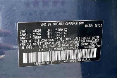 2023 Subaru Legacy Premium