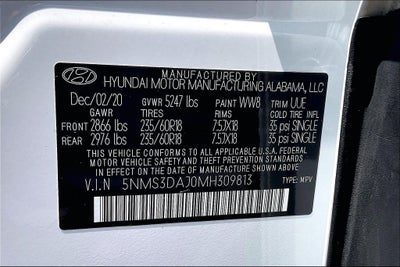 2021 Hyundai Santa Fe SEL Premium