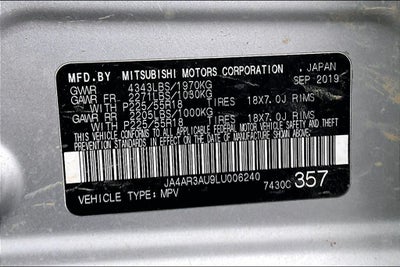 2020 Mitsubishi Outlander Sport 2.0 ES