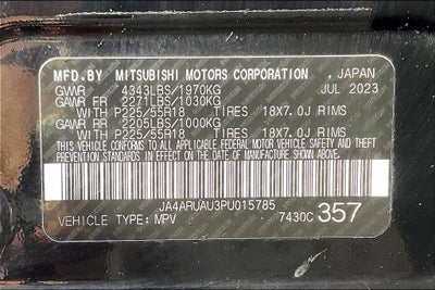 2023 Mitsubishi Outlander Sport 2.0 ES