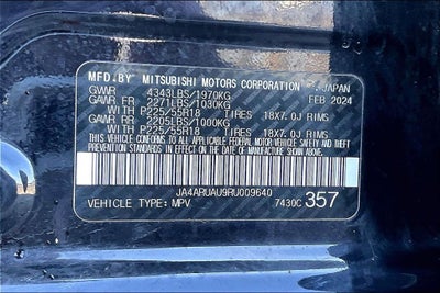 2024 Mitsubishi Outlander Sport 2.0 ES