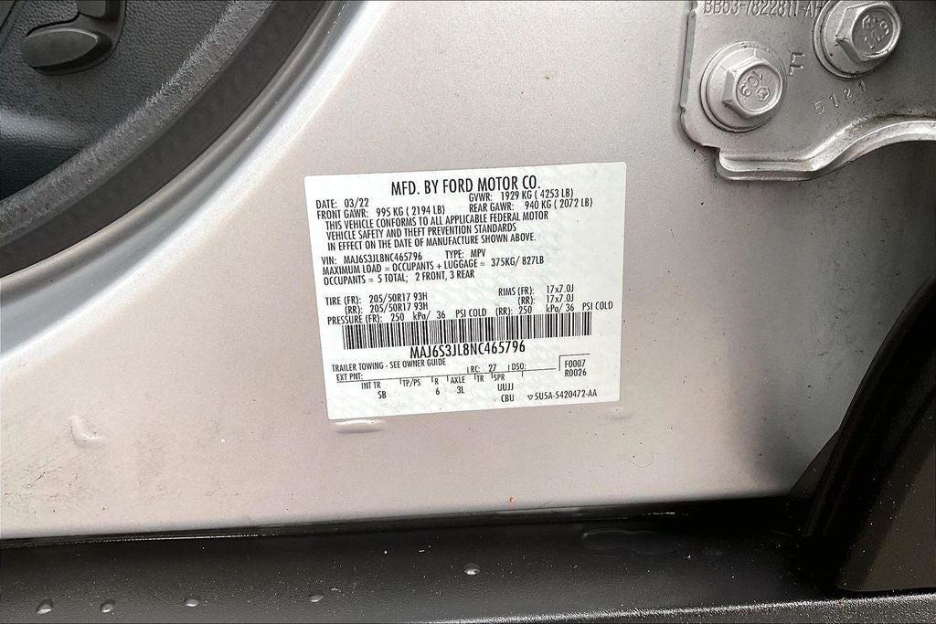 2022 Ford EcoSport SES