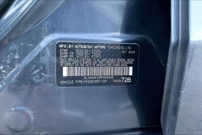 2024 Mitsubishi Mirage Black Edition