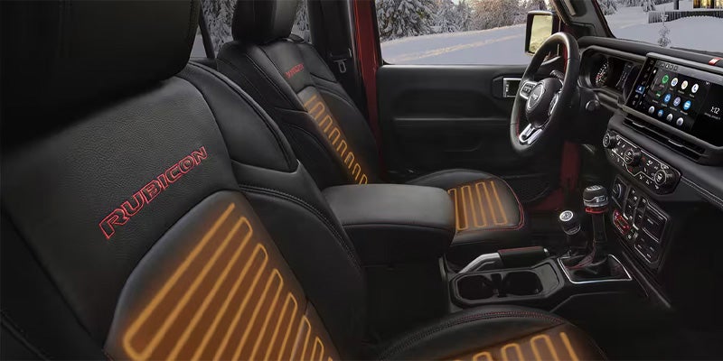 2025 Wrangler interior in Pennsylvania